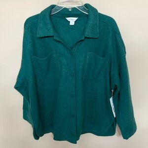 Liz Claiborne Fleece Shacket PXXL